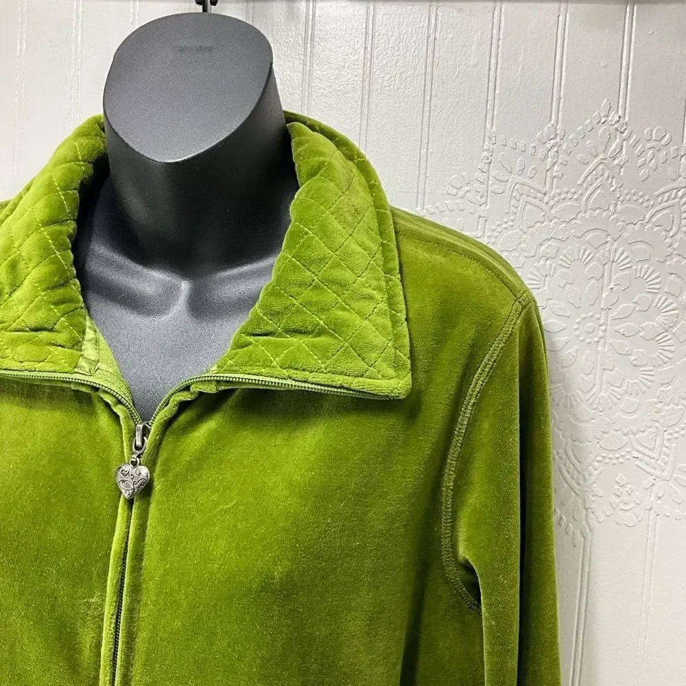 THREE HEARTS Velour Jacket